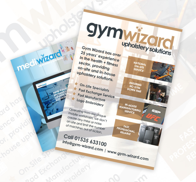 Gym Wizard sales and advertising materials