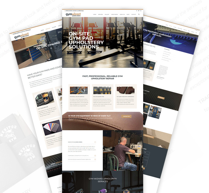 Gym Wizard website development